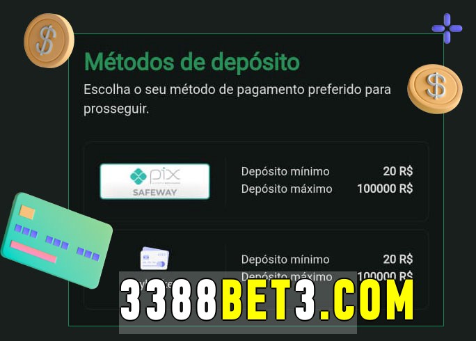 O cassino 3388bet bet oferece uma grande variedade de métodos de pagamento